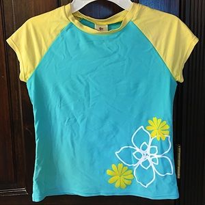Floral Rash Guard/SPF Sun Shirt!
